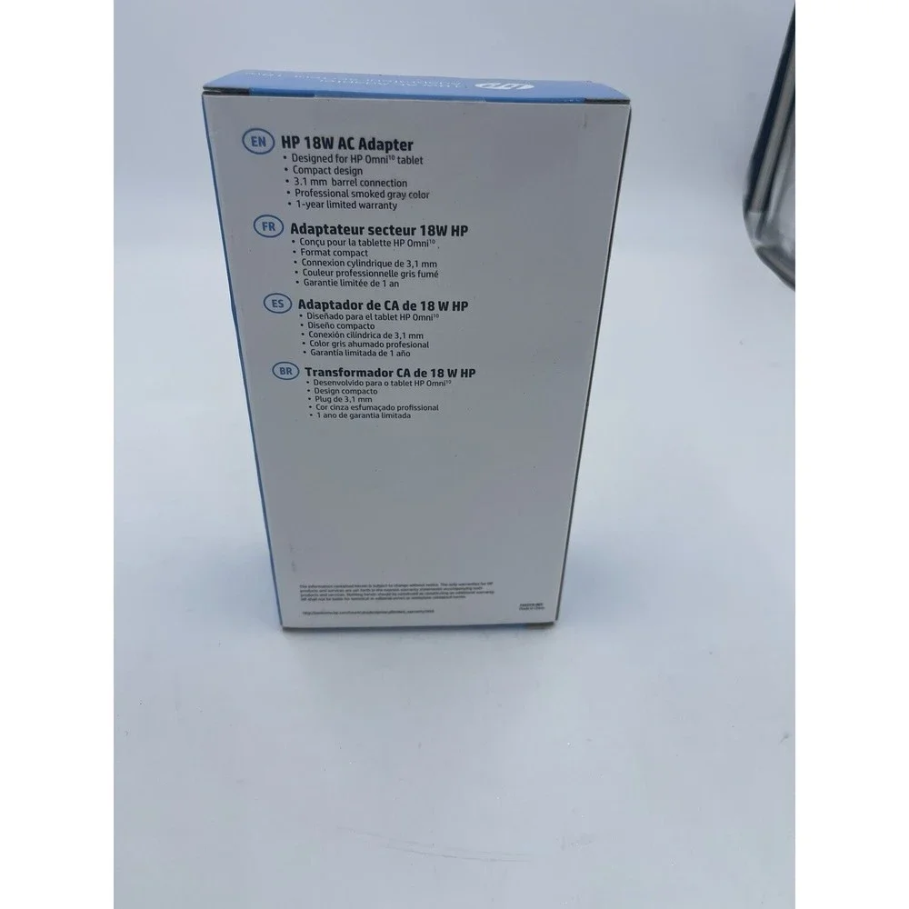 HP 18W AC Tablet Adapter compatibility HP Omni 10 tablet F2L66AA#ABL
